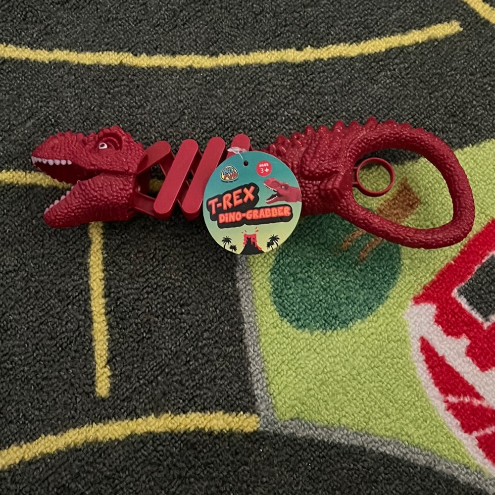 🦖 NWT T Rex Dino Grabber, Red Pincher